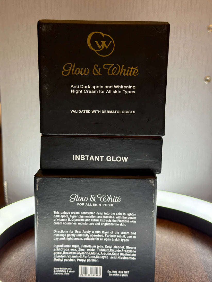 Glow & White Crème – Brightening & Glowing Skin Formula
