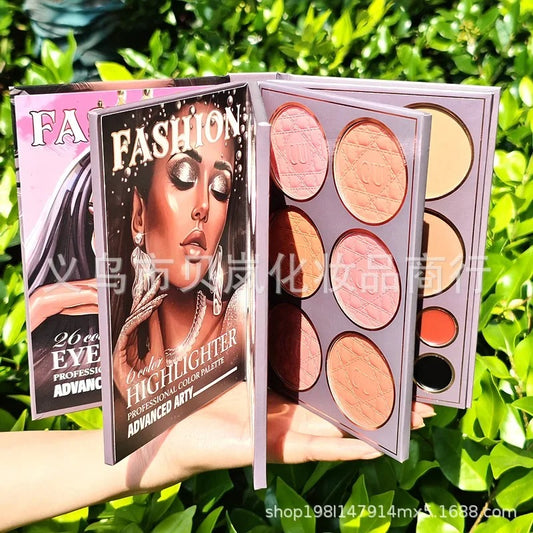 48-Color Professional Eyeshadow Palette | Matte, Shimmer, Metallic & Glitter | Long-Lasting Eye Makeup Book