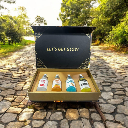 Complete Skin Transformation Kit – 4 Professional Serums for Brightening, Anti-Aging, and Hydration