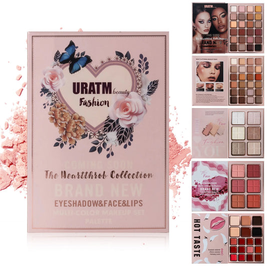 78-Color All-in-One Makeup Palette – 5-Layer Book Design | Eyeshadow, Blush, Contour, Highlighter Set