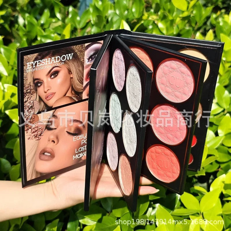 48-Color Professional Eyeshadow Palette | Matte, Shimmer, Metallic & Glitter | Long-Lasting Eye Makeup Book